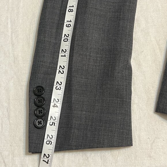 Lauren Ralph Lauren Men's 42L Sport Coat Gray 100% Wool Blazer Jacket Two Button - Picture 11 of 12